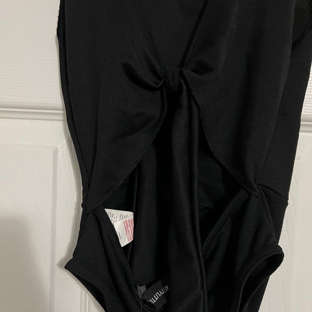NWT high neck open back prettylittlething bodysuit.